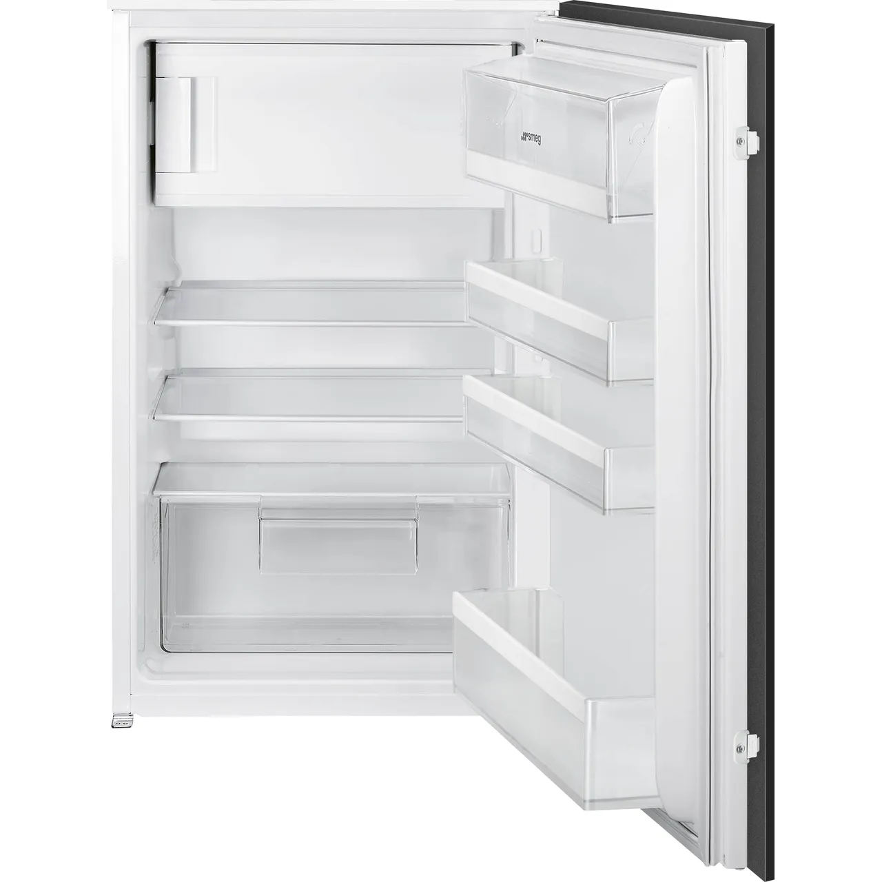 Smeg UKS4C092D Integrated Upright 87cm Fridge with Ice Box – Sliding Door Hinge Kit – White – D Rated #415669