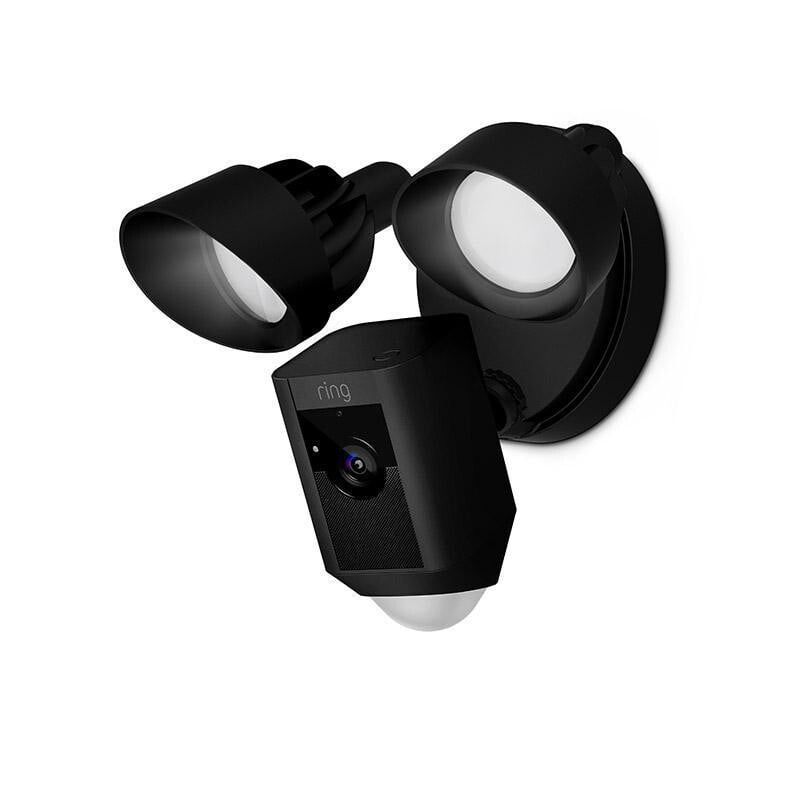 Ring Floodlight Cam Wired Plus Full HD 1080p Smart Home Security Camera – Black #415999