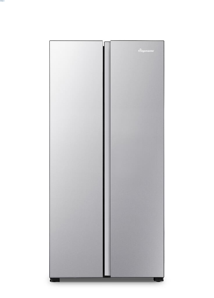 Fridgemaster MS83430ES Total No Frost American Fridge Freezer – Silver – E Rated #416850