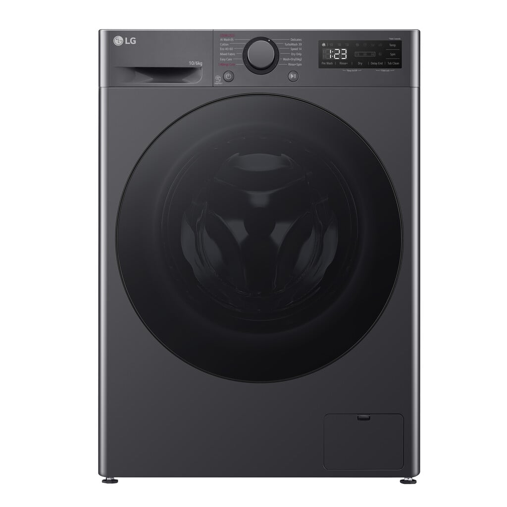 LG Series 4 Pro AI Direct Drive™ FWY706GBTN1 10Kg / 6Kg Washer Dryer with 1400 rpm – Slate Grey – D Rated [Wash&Dry], A Rated [Wash Only] #417315