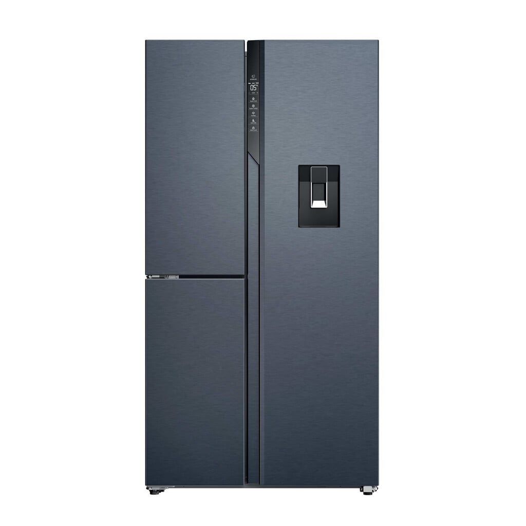 Haier 90 Series 7 SBS+ HSPR79F18EWMB Non-Plumbed Total No Frost American Fridge Freezer – Black – E Rated #415833
