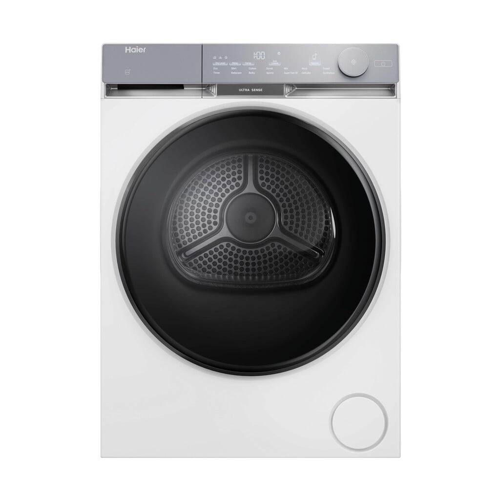 Haier X Series 9 HD90-CQ387U1-UK Wifi Connected 9Kg Heat Pump Tumble Dryer – White – A++ Rated #418025