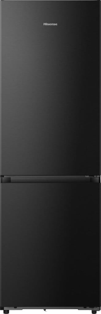 Hisense KitchenFit RB3K330SAFC Wifi Connected 186cm 60/40 Total No Frost Fridge Freezer – Black – C Rated #416208