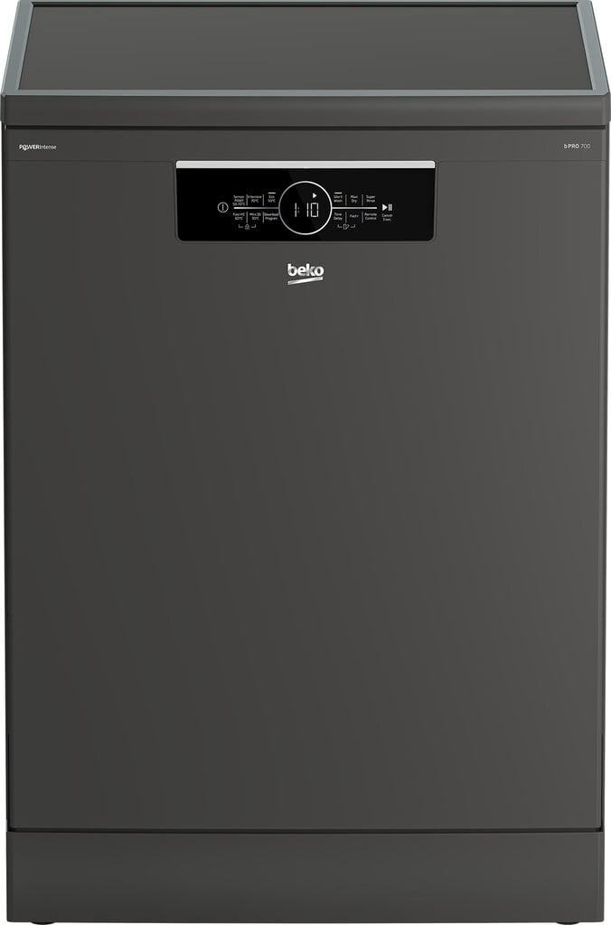 Beko PowerIntense™ BDFN36550PFG Full Size Dishwasher – Graphite – B Rated #415541