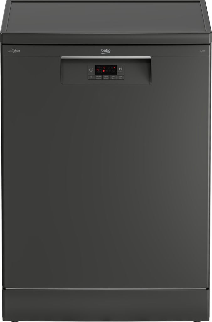 Beko HygieneIntense™ BDFN15440G Full Size Dishwasher – Graphite – C Rated #417558