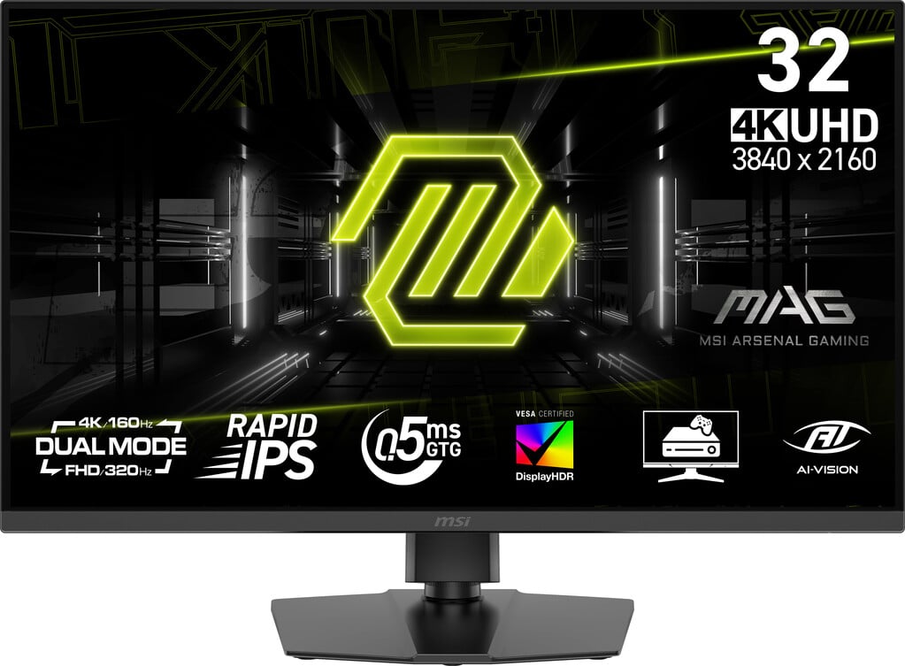 MSI MAG 322URDF E16 31.5″ 4K Ultra HD 160Hz Gaming Monitor – Black #417656