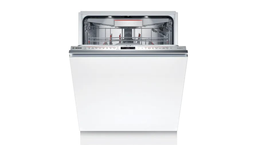 Bosch Series 8 SMD8YCX03G Fully Integrated Full Size Dishwasher – Stainless Steel Control Panel with Fixed Door Hinge Kit – A Rated #417722