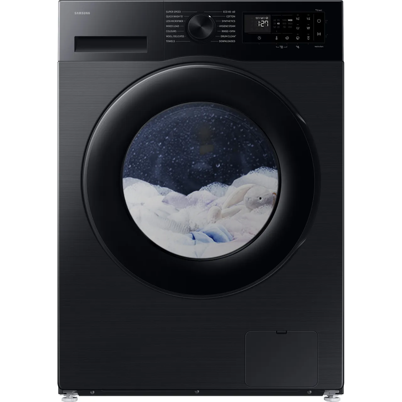 Samsung Series 5 AI Energy WW10FG5U34ABEU 10kg WiFi Connected Washing Machine with 1400 rpm – Black – A Rated #415503
