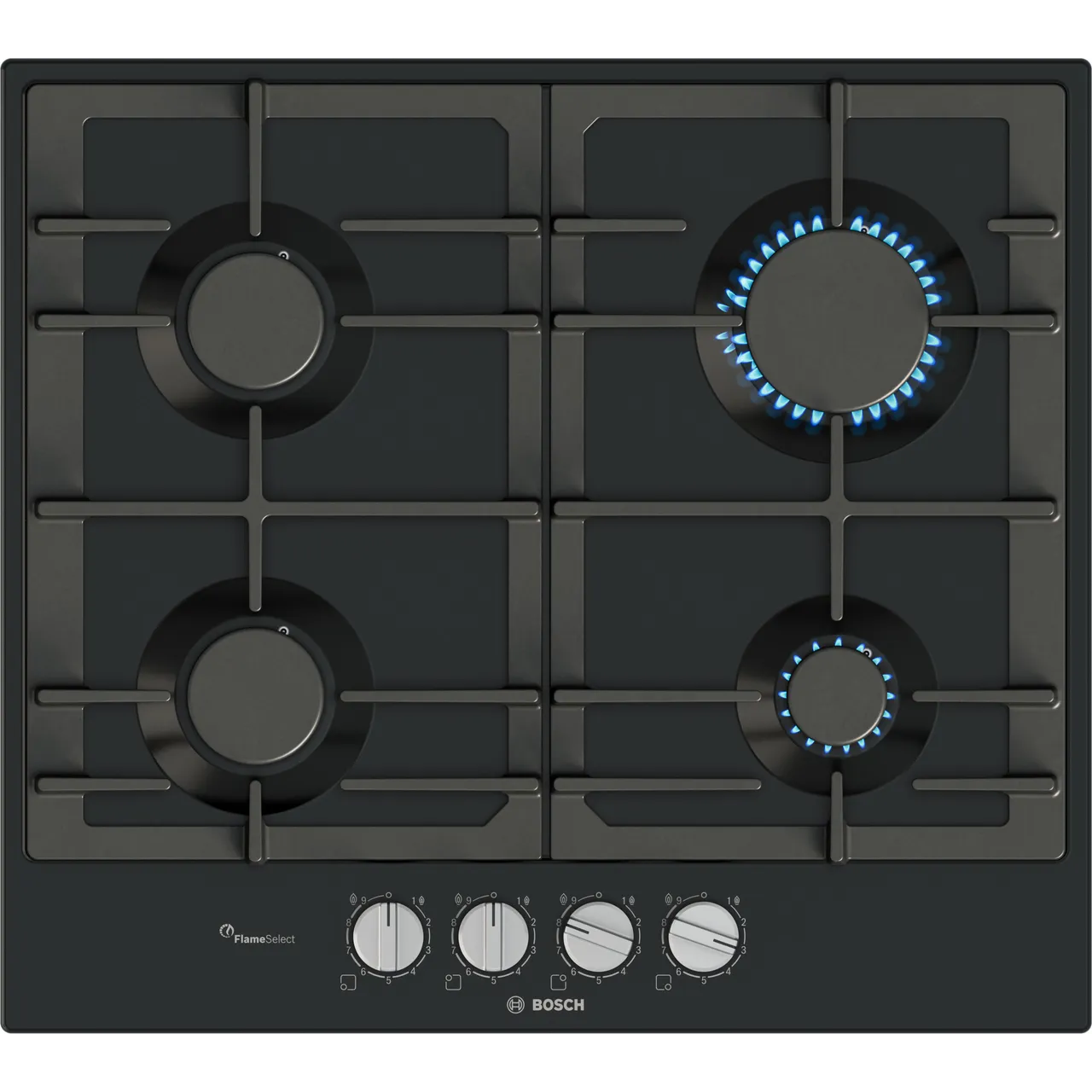 Bosch Series 6 PCP6A6I90 58cm Gas Hob – Black #418054