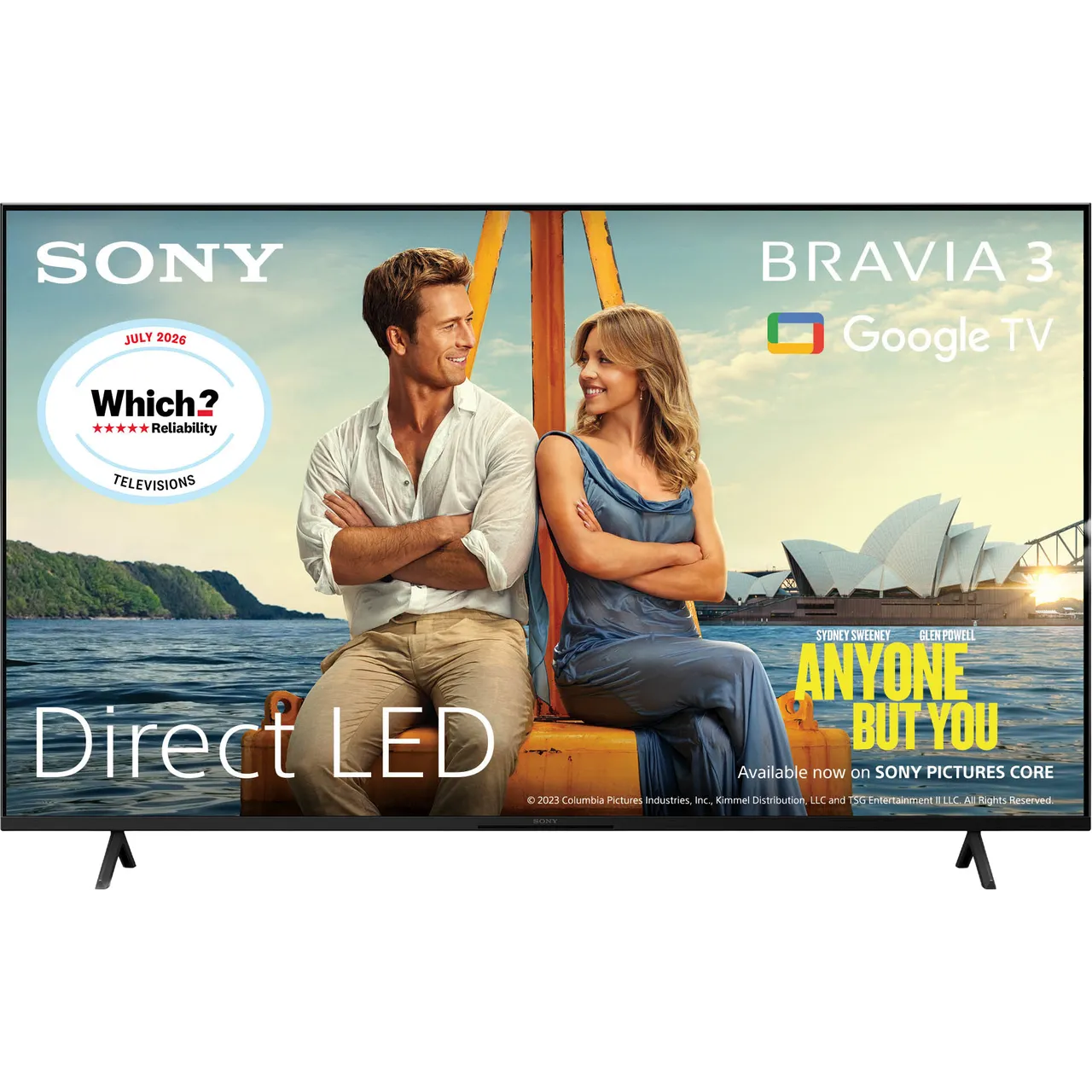 Sony BRAVIA 3 S35B 50″ 4K Ultra HD Smart Android TV [2025] – K50S35B #416947