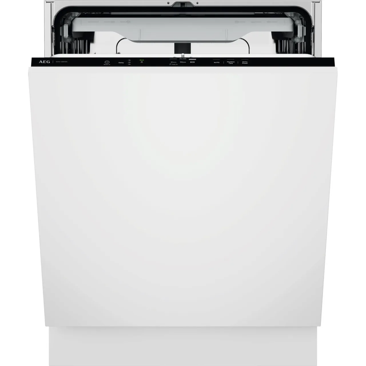 AEG 5000 Series GI5200C2SN Fully Integrated Full Size Dishwasher – Black Control Panel Control Panel with Sliding Door Hinge Kit – C Rated #417753