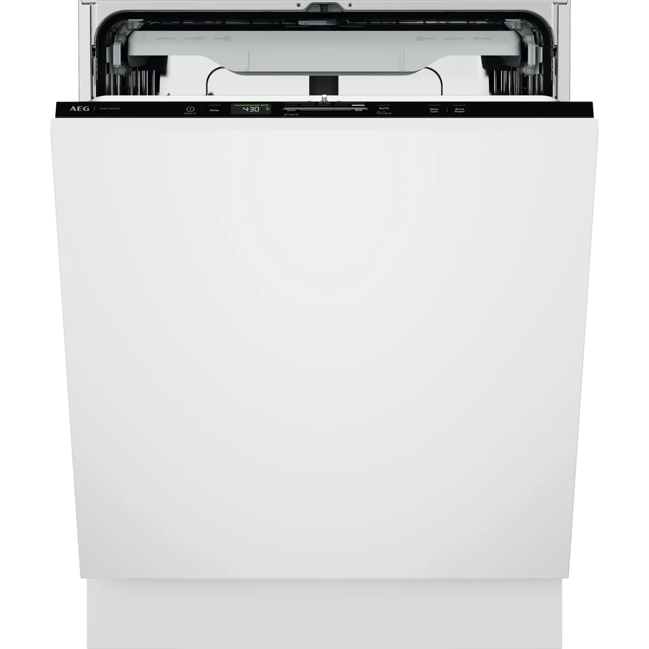 AEG 6000 Series GI6200B2TN Fully Integrated Full Size Dishwasher – Black Control Panel Control Panel with Sliding Door Hinge Kit – B Rated #417576