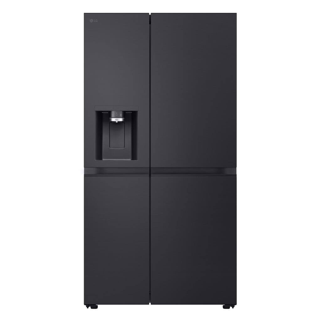 LG NatureFRESH™ GSLE91EVAB Total No Frost American Fridge Freezer – Essence Black Steel – B Rated #417461