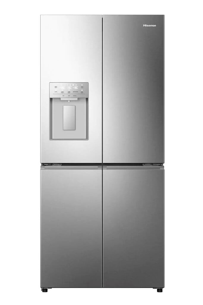 Hisense PureFlat RQ5P470SYID Non-Plumbed Total No Frost American Fridge Freezer – Stainless Steel – D Rated #416689