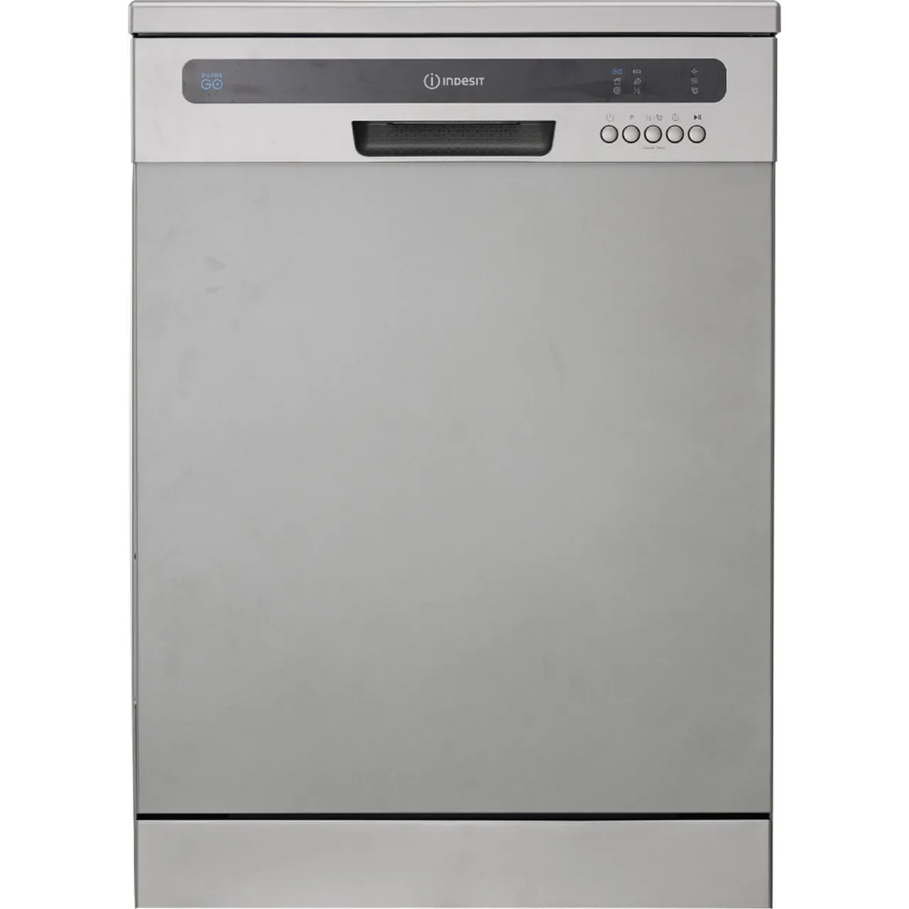 Indesit IN2FE13CNO7SUK Full Size Dishwasher – Silver – E Rated #417017