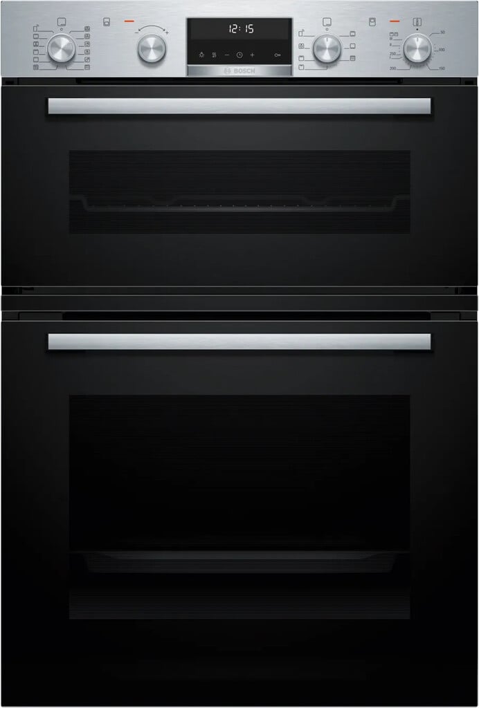 Bosch Series 6 MBA578BS7B Built In Electric Double Oven with Pyrolytic Cleaning – Stainless Steel – A Rated #417544