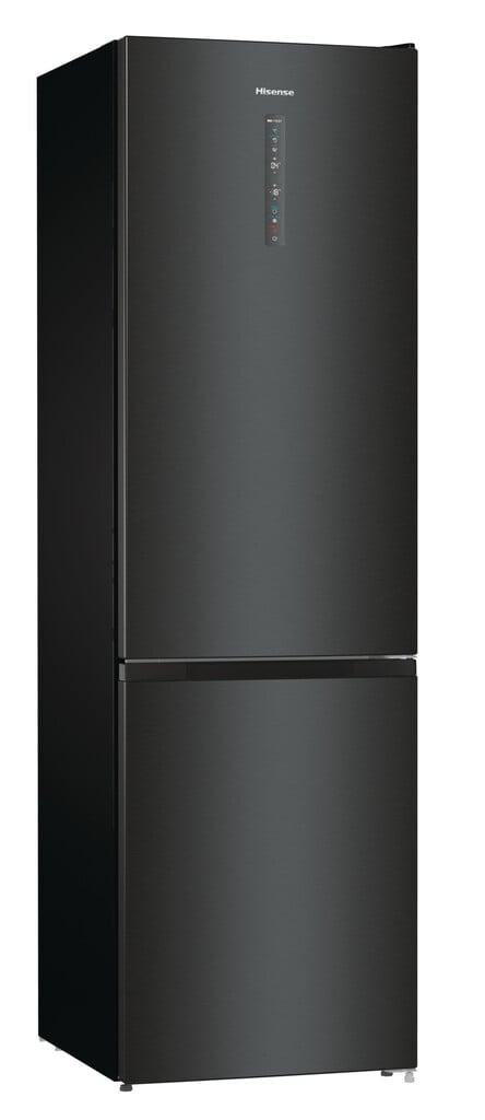 Hisense RB470N4SFCUK 60cm Wide, Total No Frost, C Rated, Freestanding Fridge Freezer – Black Stainless Steel #397354