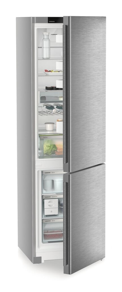 Liebherr Plus CNsda 5723 202cm 70/30 Frost Free Fridge Freezer – Silver – A Rated #417135