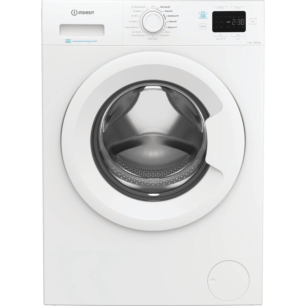 Indesit IP 1146 PUSH&GO UK 11kg Washing Machine with 1400 rpm – White – A Rated #417762