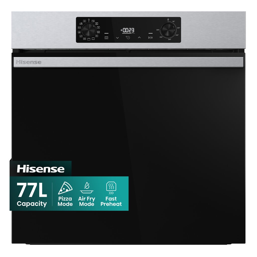 Hisense Hi2 BI626PXUPUK Built In Electric Single Oven with Pyrolytic Cleaning – Stainless Steel – A+ Rated #417145