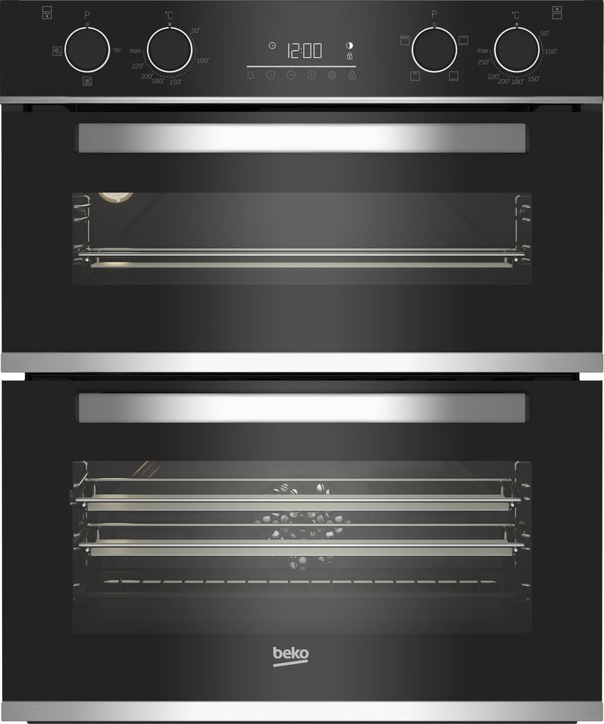 Beko bPRO 500 BBXTF25300X Built In Electric Double Oven – Black – A/A Rated #417821