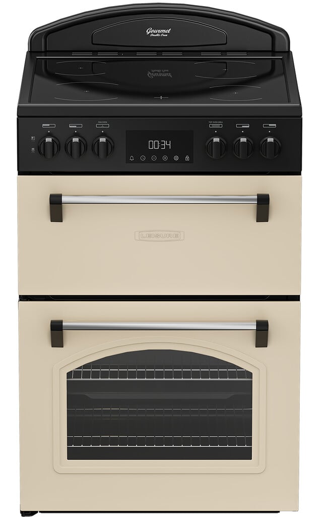 Leisure Classic CLB60ECC 60cm Wide Single Oven Electric Cooker with Ceramic Hob – Cream – A/A Rated #417137