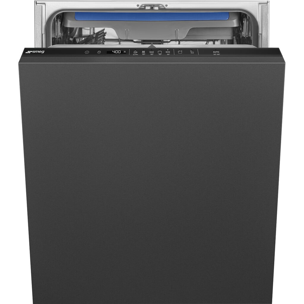Smeg DI362DQ Fully Integrated Full Size Dishwasher – Black Control Panel with Sliding Door Hinge Kit – D Rated #417272