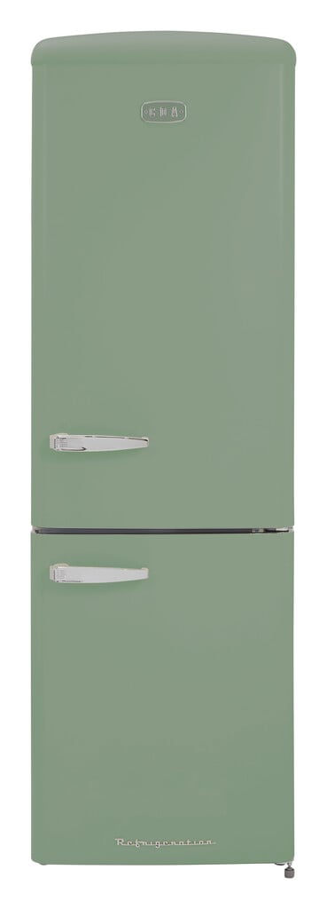 CDA Florence Meadow 199cm 60/40 Frost Free Fridge Freezer – Meadow Green – D Rated #417399