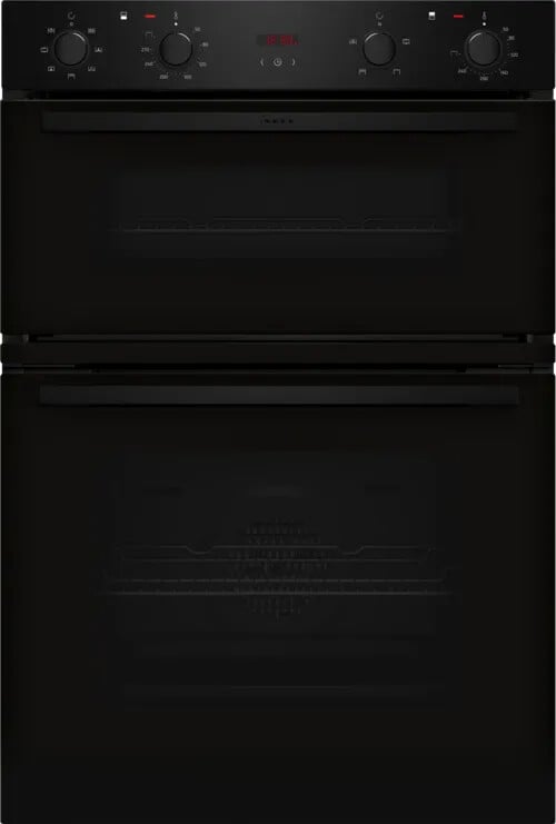 NEFF N30 U1DCC0AK3B Built In Electric Double Oven – Black – A/B Rated #417217