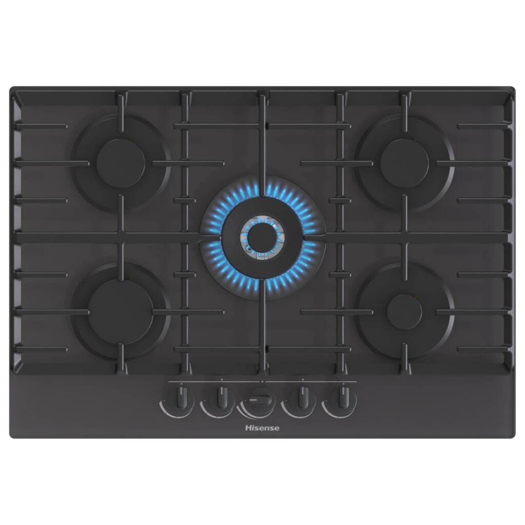 Hisense GG773B 75cm Gas Hob – Black #413245