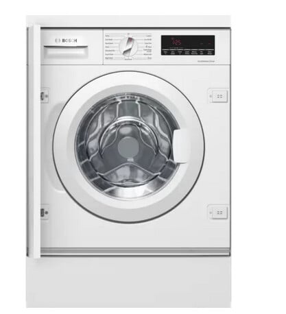 Bosch Series 8 WIW28502GB Integrated 8kg Washing Machine with 1400 rpm – White – C Rated #417093
