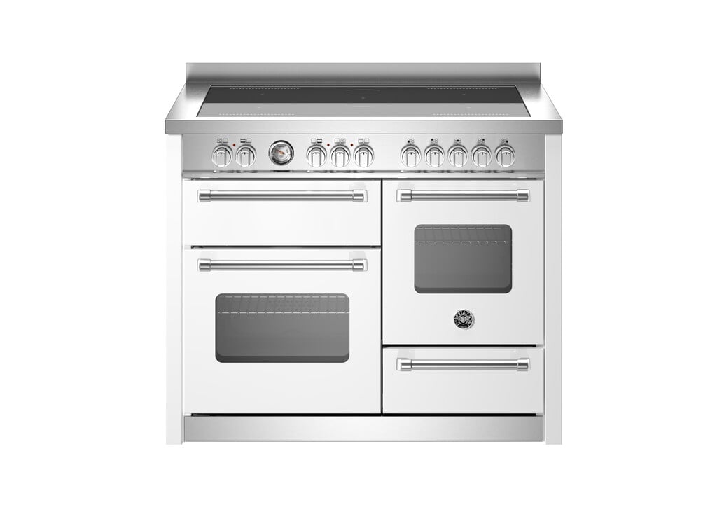 Bertazzoni Master Series MAS115I3EBIC 110cm wide Electric Range Cooker with Induction Hob – Bianco – A Rated #417118