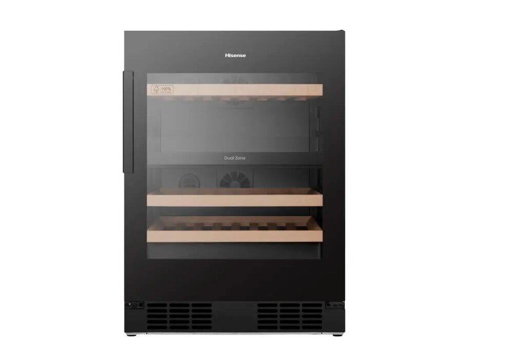 Hisense RW3N122GSLF Wine Cooler – Black – F Rated #417947