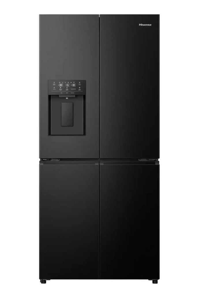 Hisense PureFlat Slim RQ5P470SYFD Non-Plumbed Total No Frost Multi-door American Fridge Freezer – Black / Stainless Steel – D Rated #417444