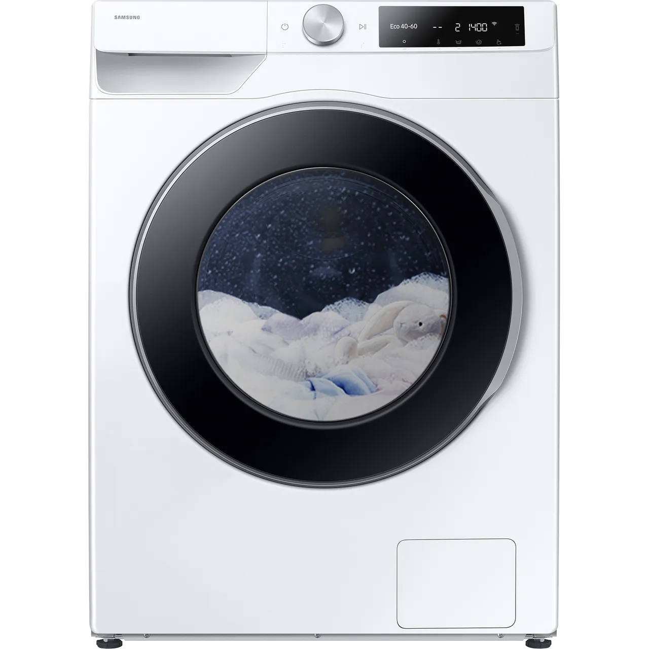 Samsung Series 6 AI Energy ecobubble™ WW90DG6U25LEU1 9kg WiFi Connected Washing Machine with 1400 rpm – White – A Rated #416997