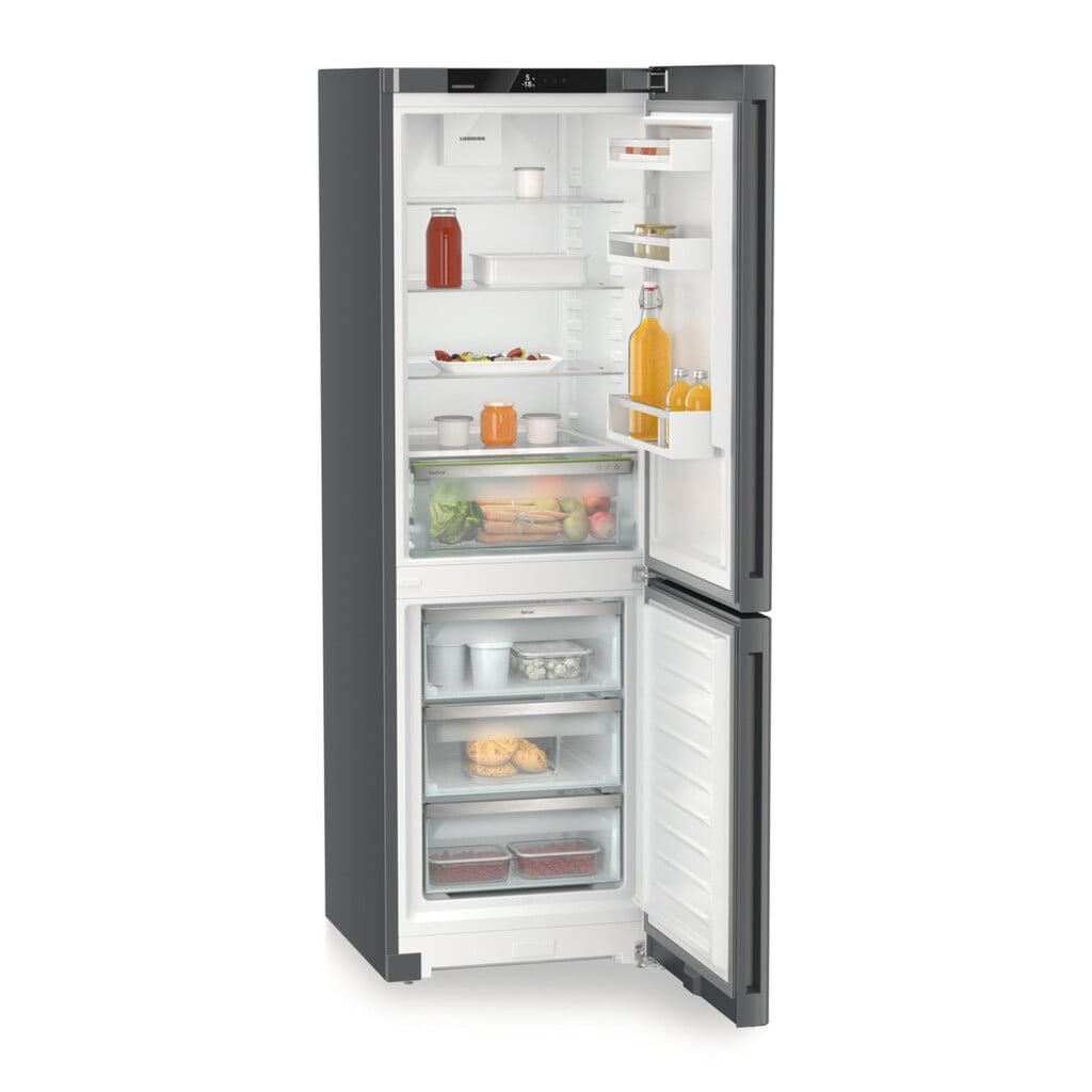 Liebherr Pure CNdgd 5203 186cm 60/40 Frost Free Fridge Freezer – Dark Grey – D Rated #417966