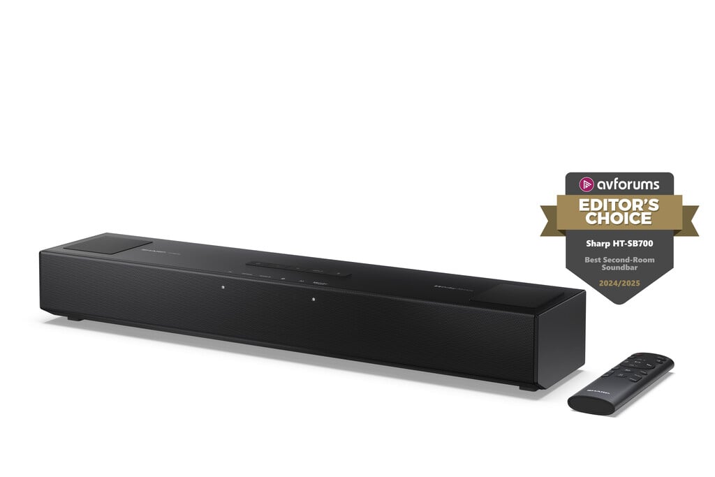 Sharp HT-SB700 2.0.2ch Compact Soundbar – Black #417406