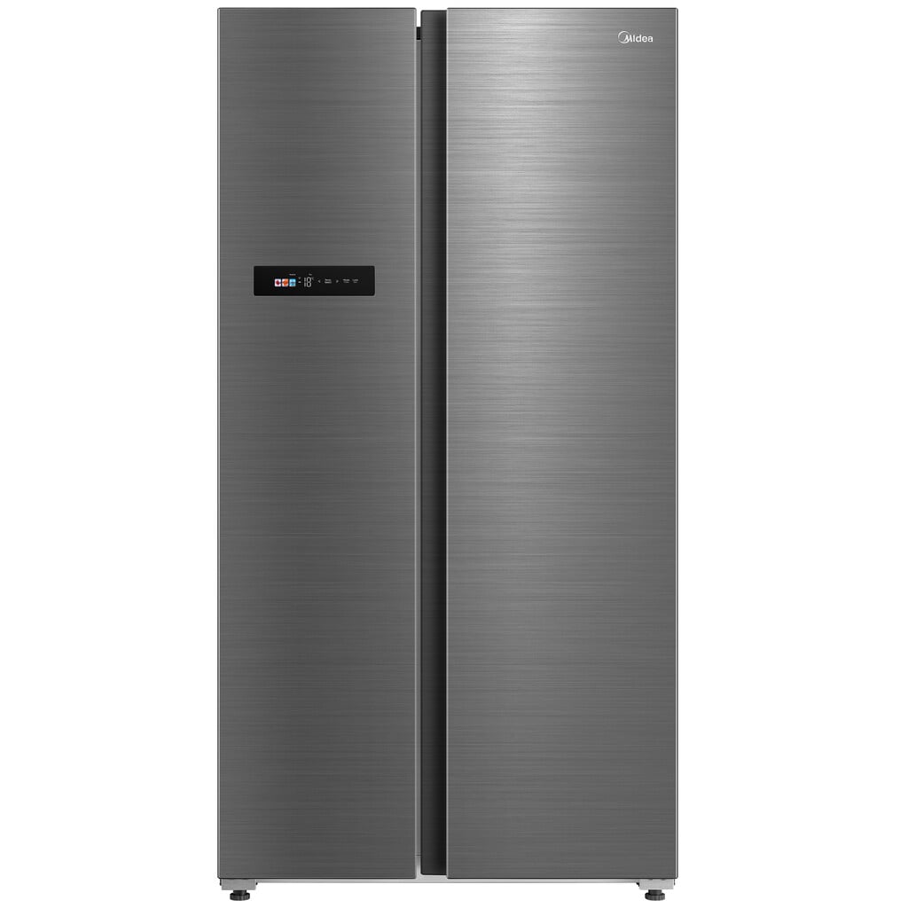 Midea MDRS791MIC46 Wifi Connected Total No Frost American Fridge Freezer – Inox – C Rated #417584
