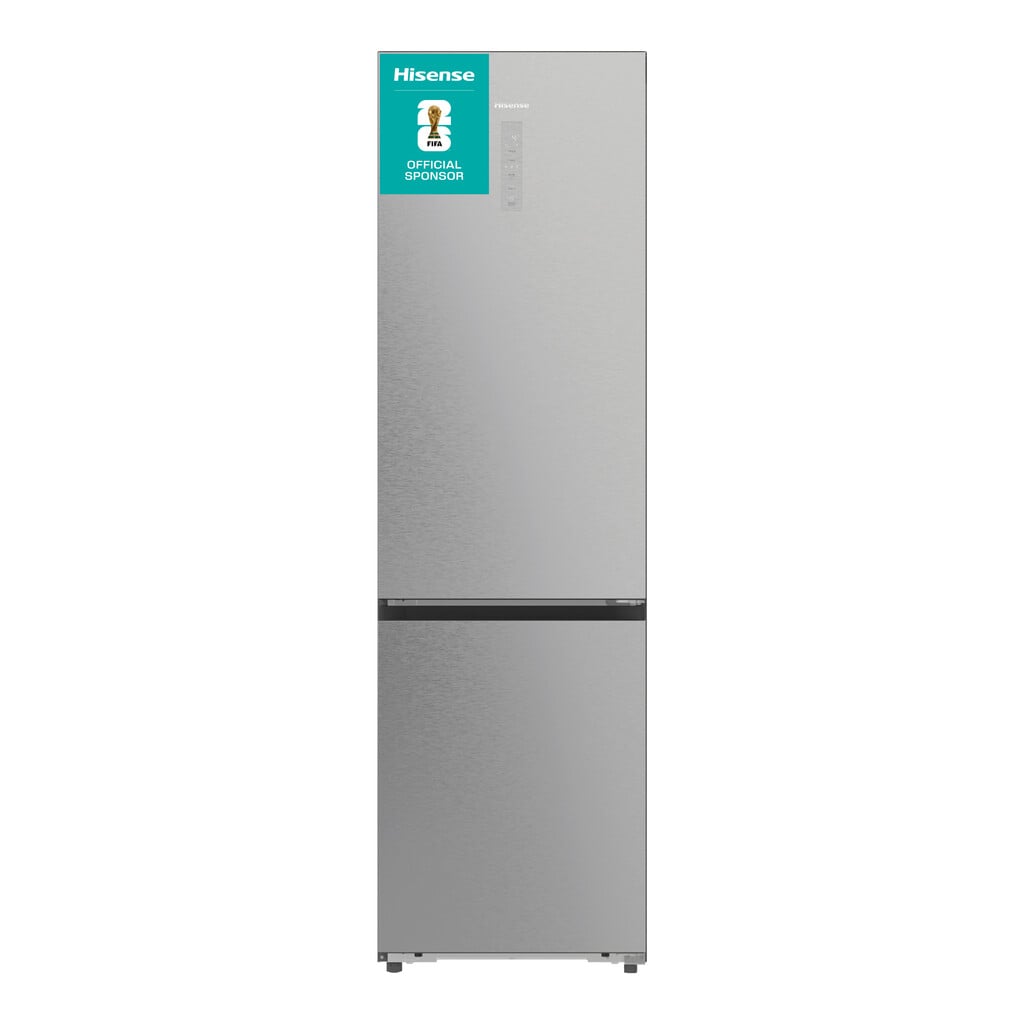 Hisense PureFlat RB5P410SACCUK 203cm 70/30 No Frost Fridge Freezer – Stainless Steel – C Rated #417175